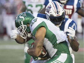 Riders slotback Nic Demski posted career highs in receptions and yards in Thursday's loss to the Alouettes.