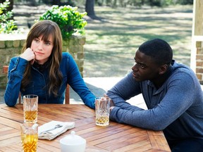 Allison Williams (left) and Daniel Kaluuya in a scene from Get Out.