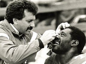 Riders trainer Ivan Gutfriend in June of 1984.

(Riders trainer Ivan Gutfriend in June of 1984. Don Healy photo.)