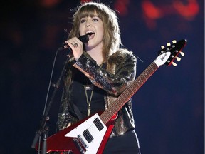 Serena Ryder, shown here performing at the 2013 Juno Awards in Regina, will be back in the Queen City on June 25 at the Conexus Arts Centre.