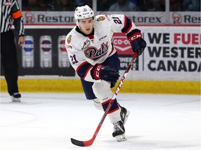 Regina Pats forward Nick Henry had one goal and two assists in a losing cause Saturday. His team dropped a 7-3 decision to the Spokane Chiefs, finishing 1-4-0 on a U.S. Division road trip.