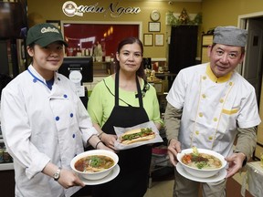 Quan Ngon Delicious Vietnamese Restaurant is owned by the Truong family: (from left) daughter Alex, mother Barbara and father Andy.