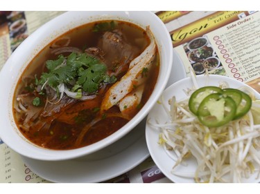 Spicy beef pho at Quan Ngon.