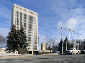 City hall.
