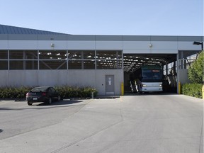 The final Regina outbound STC passenger bus leaves the downtown terminal in Regina on Wed., May 31, 2017.