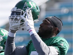 Willie Jefferson has been a leader on the Riders' defence in training camp.