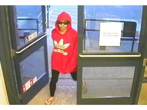 The woman suspected of a city robbery