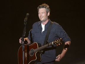 Blake Shelton, shown performing at the 2015 Craven Country Jamboree, was the Friday headliner at Country Thunder Saskatchewan on July 14.