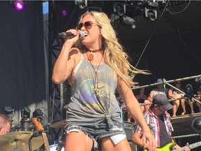 Meghan Patrick had an impressive debut at Country Thunder Saskatchewan on Friday.