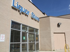 An August, 2016 photo of an SLGA liquor store in Saskatoon that was to be replaced by a privatized liquor store.