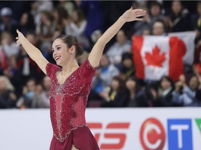Kaetlyn Osmond is shown during last year's Skate Canada International, at which she finished second.
