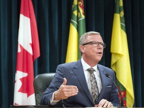 After nearly 10 years at the helm, Premier Brad Wall announced that he is stepping down and retiring from politics at the Legislative Building in Regina.