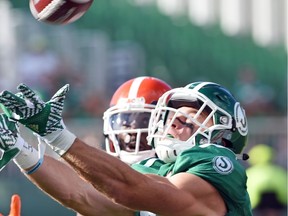 The Saskatchewan Roughriders' Rob Bagg recently endeared himself to a young fan, who was given a pair of the receiver's gloves.