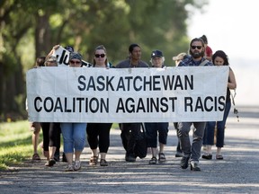 The Prisoners' Justice Day Solidarity Walk was held outside the Regina Provincial Correctional Centre.  The rally is being held to draw attention to conditions inside Canada's jails.