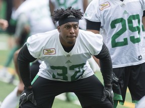 Tailback Cameron Marshall has rolled up yardage on the ground for the Saskatchewan Roughriders.