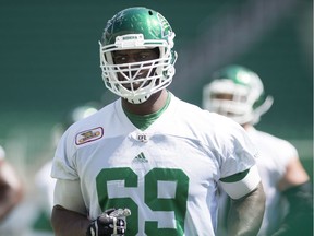 Bruce Campbell is expected to make his first start at left offensive tackle for the Riders on Sunday against the Lions.