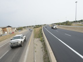 Southbound traffic flows freely on the Ring Road just south of Victoria Ave.