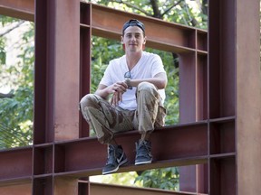 Snowboarder Mark McMorris poses for a portrait during an interview with The Canadian Press in Toronto on Wednesday, July 5, 2017.