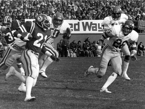 Tommy Reamon, 21, was an explosive running back during his short tenure with the Saskatchewan Roughriders in 1977.
