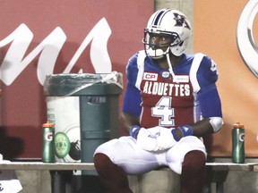 Darian Durant, sitting on the Montreal Alouettes' bench after being pulled from a game, deserves better than what he is enduring this season, according to columnist Rob Vanstone.