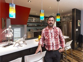 Cory Beaujot stands in his kitchen. Beaujot's home is one of eight homes on the Davin School home tour.