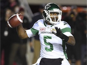 Kevin Glenn quarterbacked the Roughriders to victory on Friday.