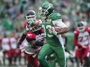 Christion Jones signed a one-year contract extension that will keep him with the Saskatchewan Roughriders through 2019.