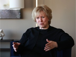 Former Prime Minister Kim Campbell sits down for a one-on-one with Saskatoon StarPhoenix reporter Andrea Hill in Saskatoon on October 4, 2017.