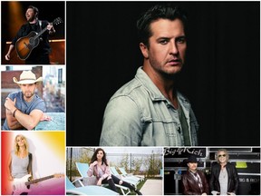 Country Thunder announced a major portion of its 2018 lineup on Wednesday, with Luke Bryan (clockwise), Big & Rich, Jess Moskaluke, Lindsay Ell, Dean Brody and Chris Young among those scheduled to perform in Craven.