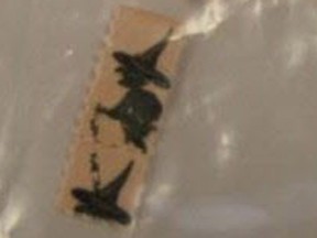 Winnipeg Police are warning the public to call 911 if they find Halloween-themed fentanyl blotters.