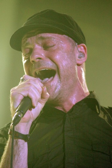 Gord Downie 
(of the Tragically Hip in concert at Regina's Brandt Centre on Friday, Jan. 19, 2007.)