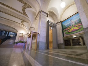 The Saskatchewan Legislative Building has installed metal detecting, walk-through screening like they have at airports and courthouses in Regina.