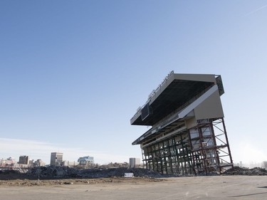 Budget Demolition completed to the collapsing of the west side grandstands at old Mosaic Stadium in Regina.