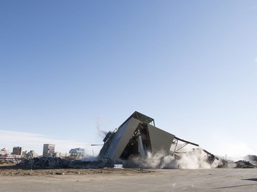 Budget Demolition completed to the collapsing of the west side grandstands at old Mosaic Stadium in Regina.