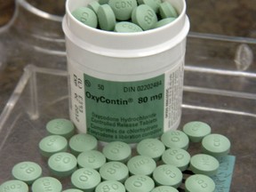 The prescription drug OxyContin is the subject of class-action suits around the country, including here in Saskatchewan.