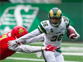 The University of Regina Rams' Atlee Simon has rushed for 549 yards over his last three games.