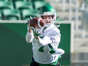 On Monday, Chris Getzlaf practised with the Saskatchewan Roughriders for the first time since 2015.