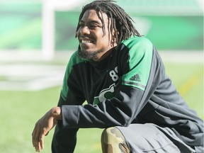 The Saskatchewan Roughriders' Duron Carter is expected to play on both sides of the ball Friday against the Calgary Stampeders.