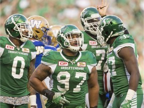 Eddie Steele (97) is trying to get to the Grey Cup game for the second consecutive year via the crossover to the East Division.