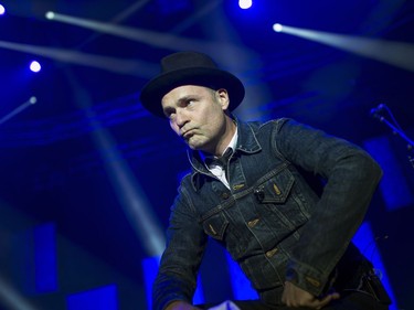 Tragically Hip frontman Gord Downie entertains the crowd at the Brandt Centre on Friday, January 25, 2013 in Regina, Sask..