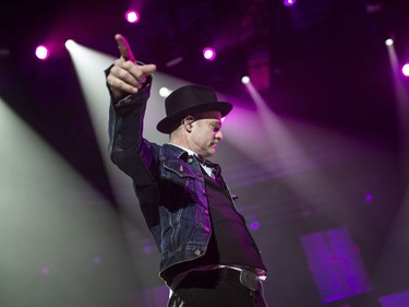 Tragically Hip frontman Gord Downie entertains the crowd at the Brandt Centre on Friday, January 25, 2013 in Regina, Sask..