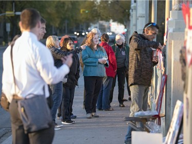 A missing persons candlelight vigil was held on the Albert Street Bridge in Regina.