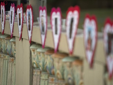 A missing persons candlelight vigil was held on the Albert Street Bridge in Regina.