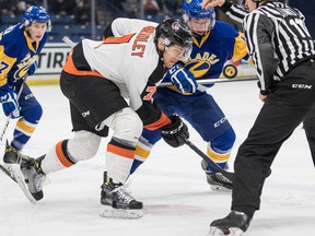 Regina Pats centre Matt Bradley, shown in action last season with the Medicine Hat Tigers, is looking forward to his first game on Friday against his old team.