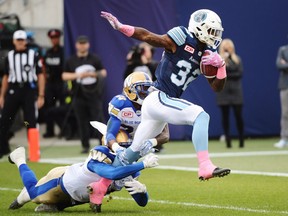The Roughriders will be trying to stop Argonauts running back James Wilder Jr., 32, in Sunday's CFL East Division final.