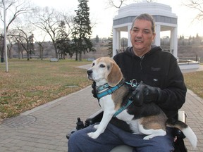 Robert Carignan is looking forward. The survivor of an alleged beating that took place on July 23, 2017 Carignan was pulled from his wheelchair, beaten and left for dead near the intersection of Spadina Crescent and 23rd Street in Saskatoon's downtown. Still healing from the attack, he's set to return to work next week and said he's not going to live his life in fear as a result of the attack.