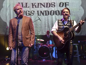 Ryan M. Hunt (left) and Taylor Bloom star in The Simon and Garfunkel Story which is playing the Conexus Arts Centre on Nov. 10.