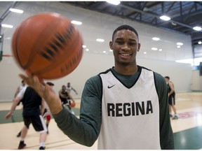 Brandon Tull, shown in this file photo, scored the game-winning basket for the University of Regina Cougars.