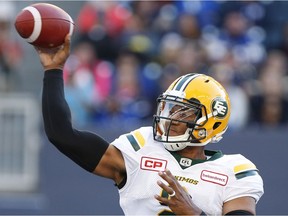 It wouldn't be surprising to see the Saskatchewan Roughriders pursue Edmonton Eskimos quarterback James Franklin when and if he becomes a free agent, according to columnist Rob Vanstone.