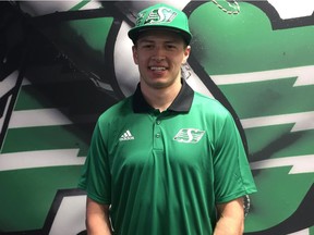 Regina's Mitch Picton was selected in Sunday's draft by his home-town Saskatchewan Roughriders. Photo by Murray McCormick, Regina Leader-Post
